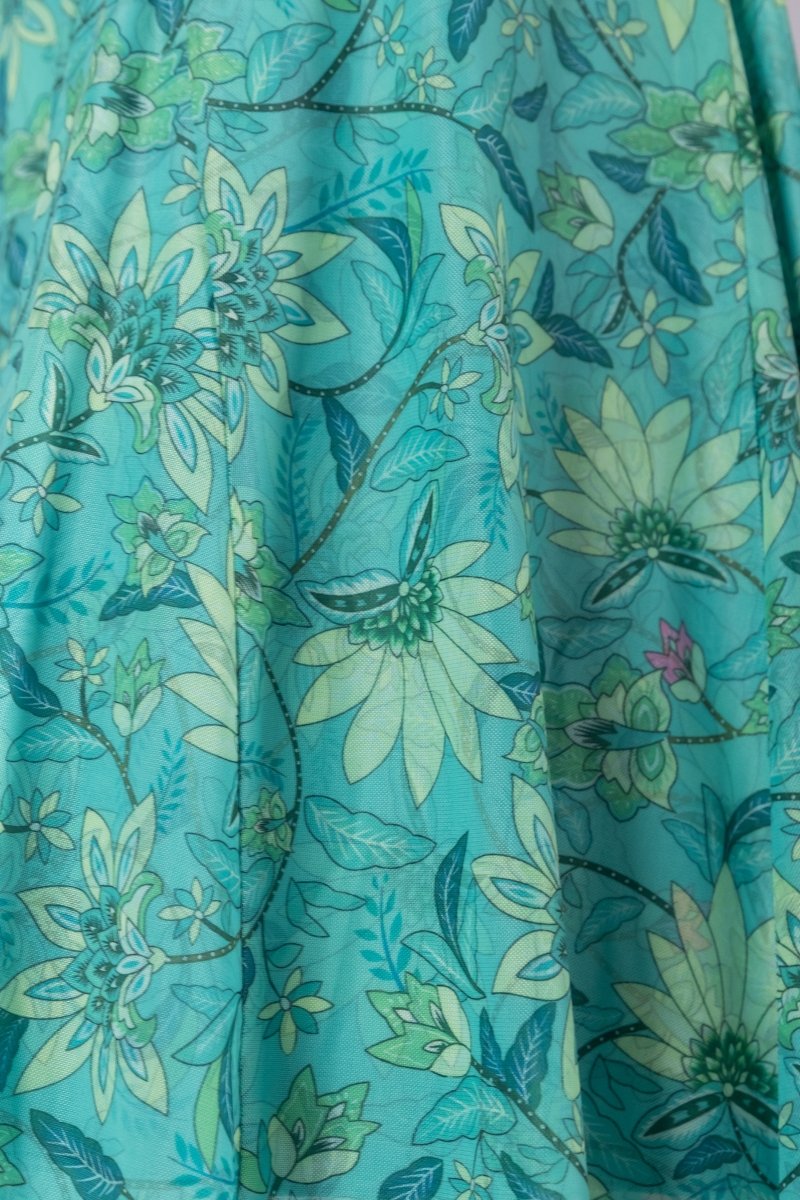 Natalia Skirt (Green Pattern) - Skirt - Yakira Bella