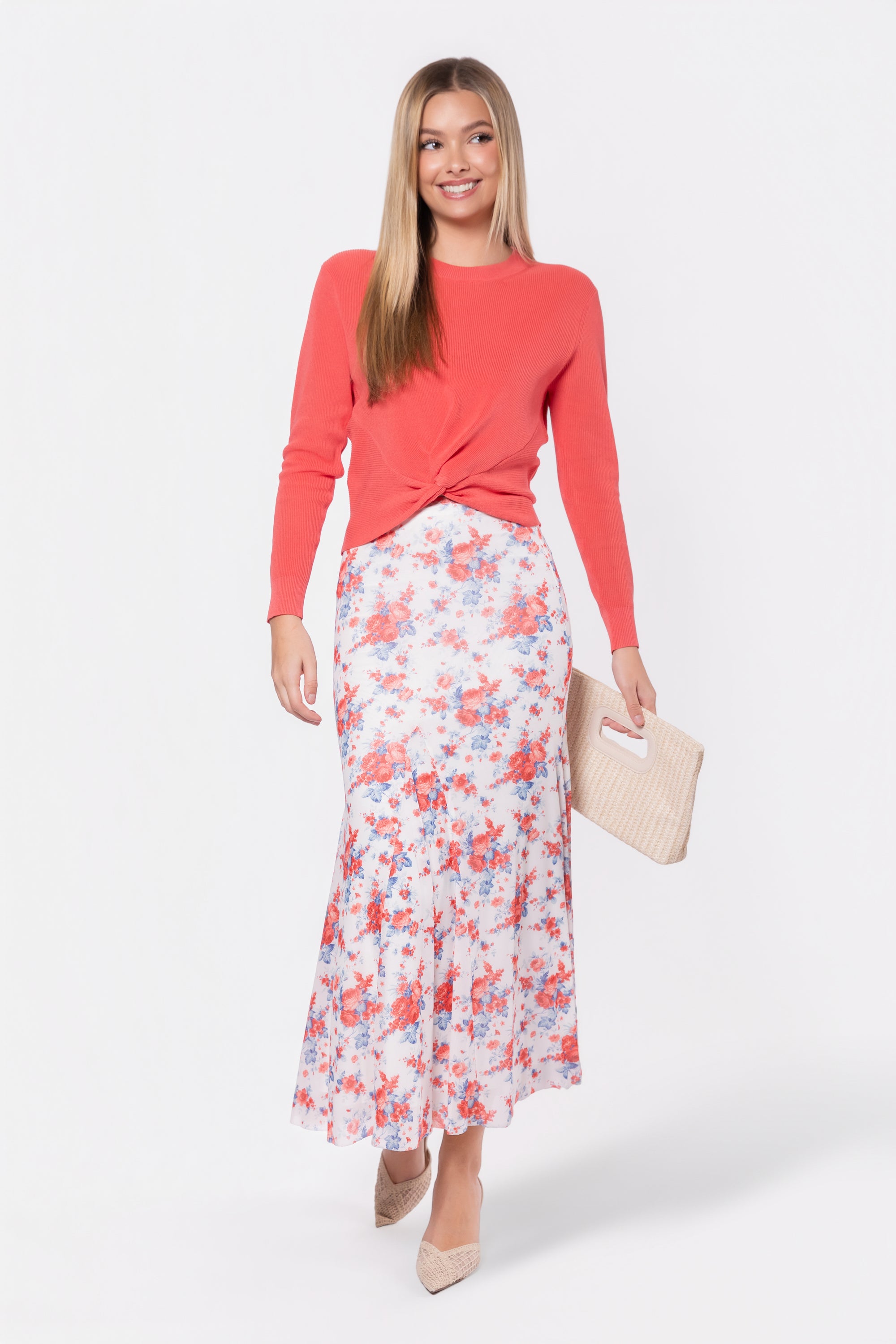 Natalia Skirt (Ivory Ground) - Skirt - Yakira Bella