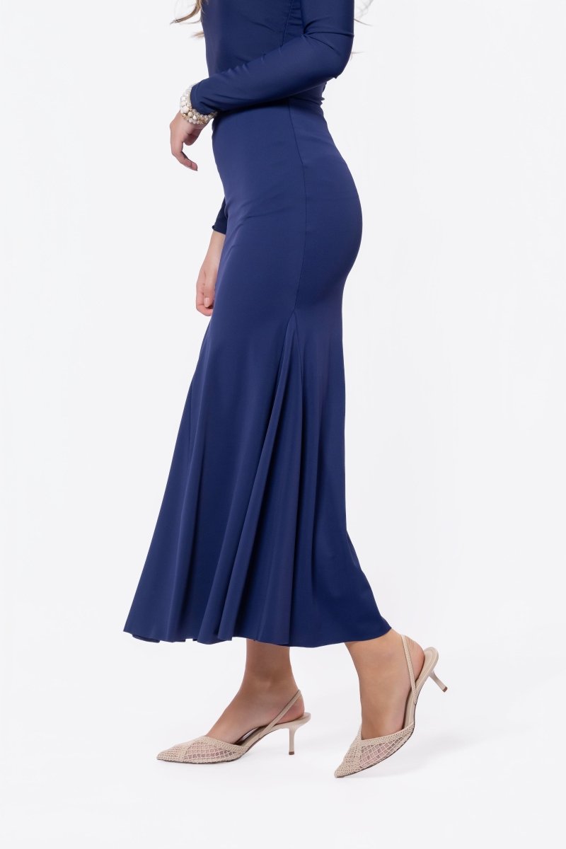 Natalia Skirt (Navy Solid) - Skirt - Yakira Bella