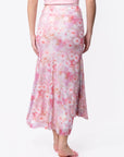 Natalia Skirt (Pink Flower) - Skirt - Yakira Bella