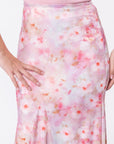 Natalia Skirt (Pink Flower) - Skirt - Yakira Bella