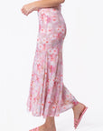 Natalia Skirt (Pink Flower) - Skirt - Yakira Bella