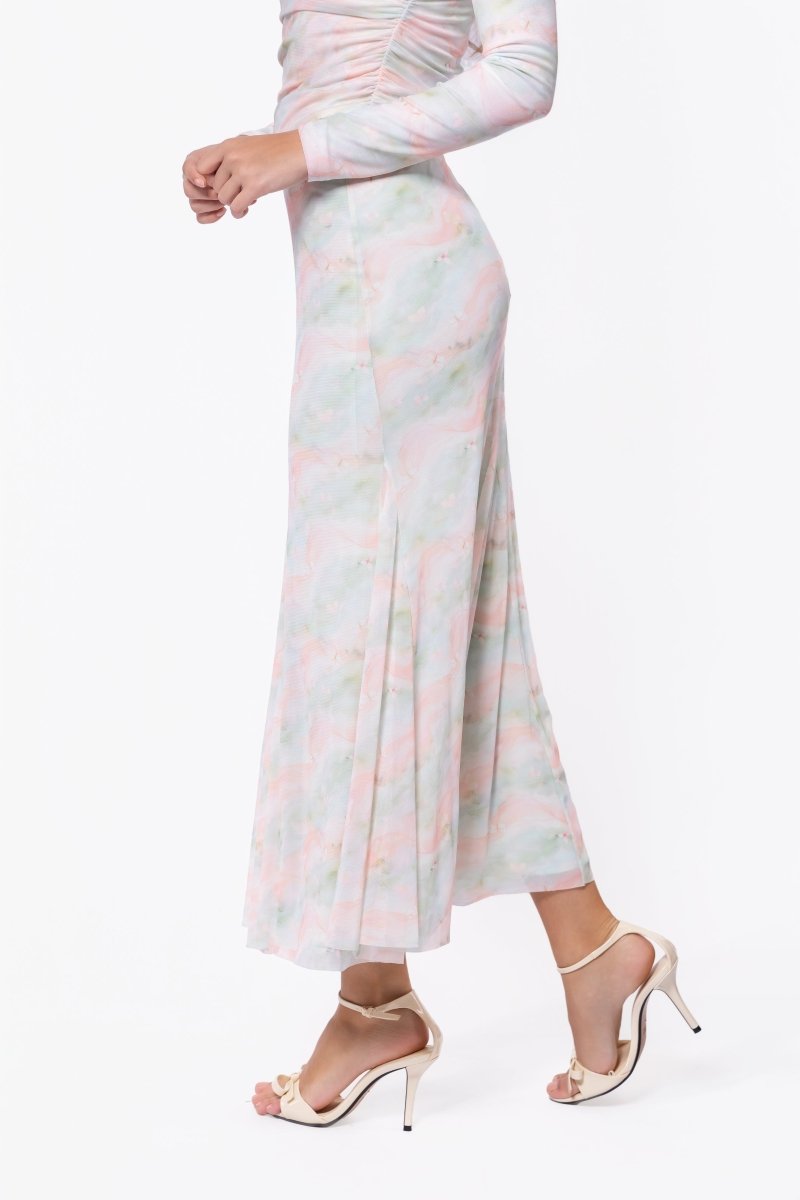 Natalia Skirt (Pink/Green) - Skirt - Yakira Bella