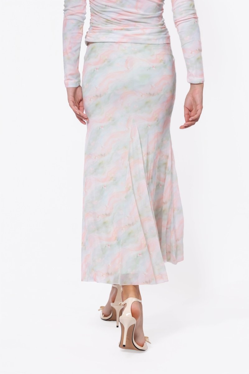 Natalia Skirt (Pink/Green) - Skirt - Yakira Bella