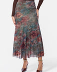 Natalia Skirt (Teal Ground) - Skirt - Yakira Bella