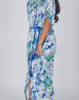 NATALIE DRESS (BLUE PATTERN) - Dress - Yakira Bella