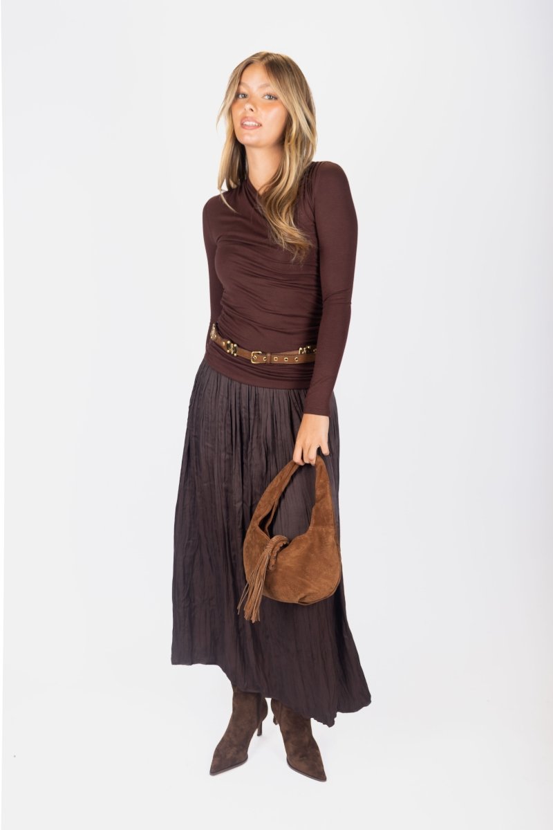 Nicole Top (Brown) - Top - Yakira Bella