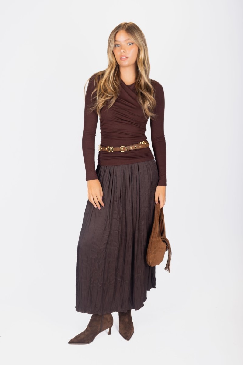Nicole Top (Brown) - Top - Yakira Bella