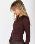 Nicole Top (Brown) - Top - Yakira Bella