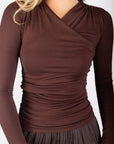 Nicole Top (Brown) - Top - Yakira Bella