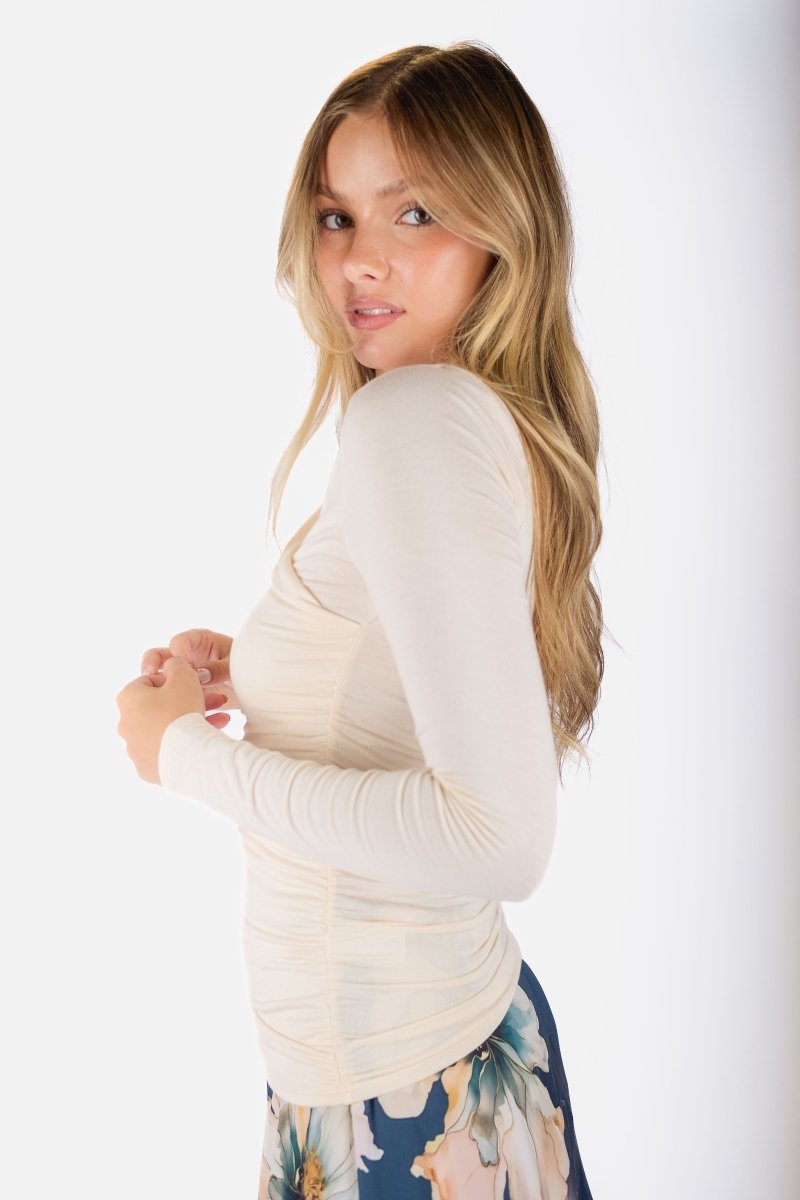 Nicole Top (Cream) - Top - Yakira Bella