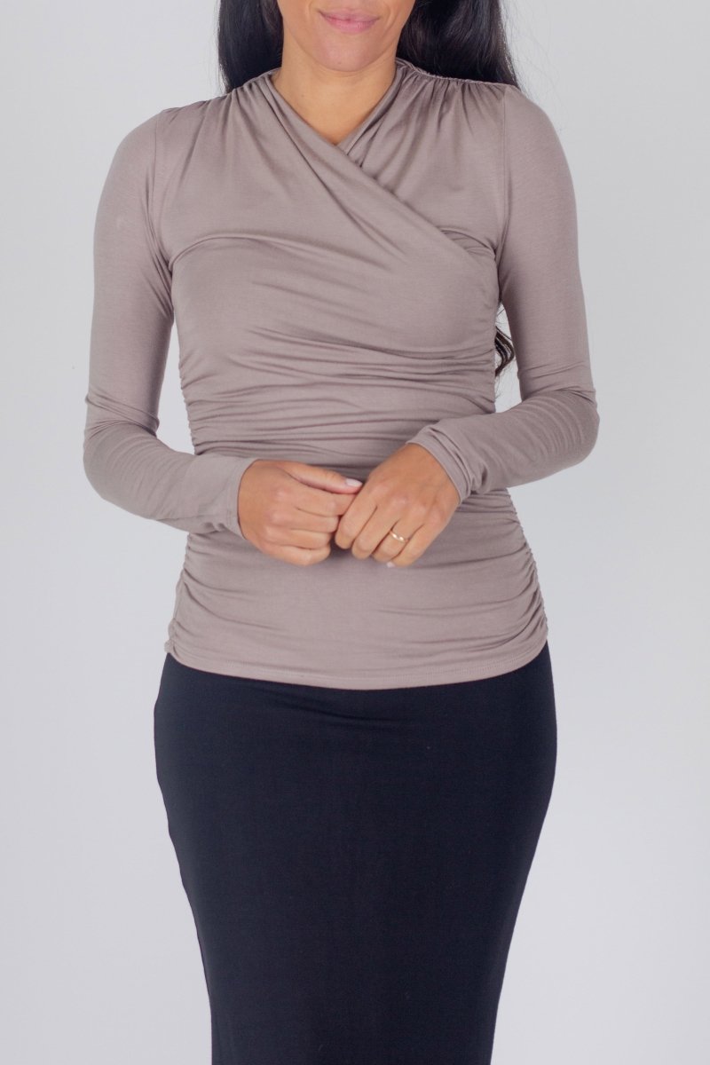 NICOLE TOP (MOCHA) - Top - Yakira Bella