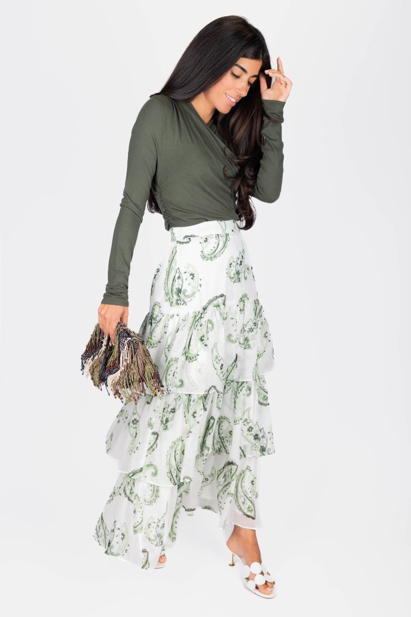 Nicole Top (Olive) - Top - Yakira Bella