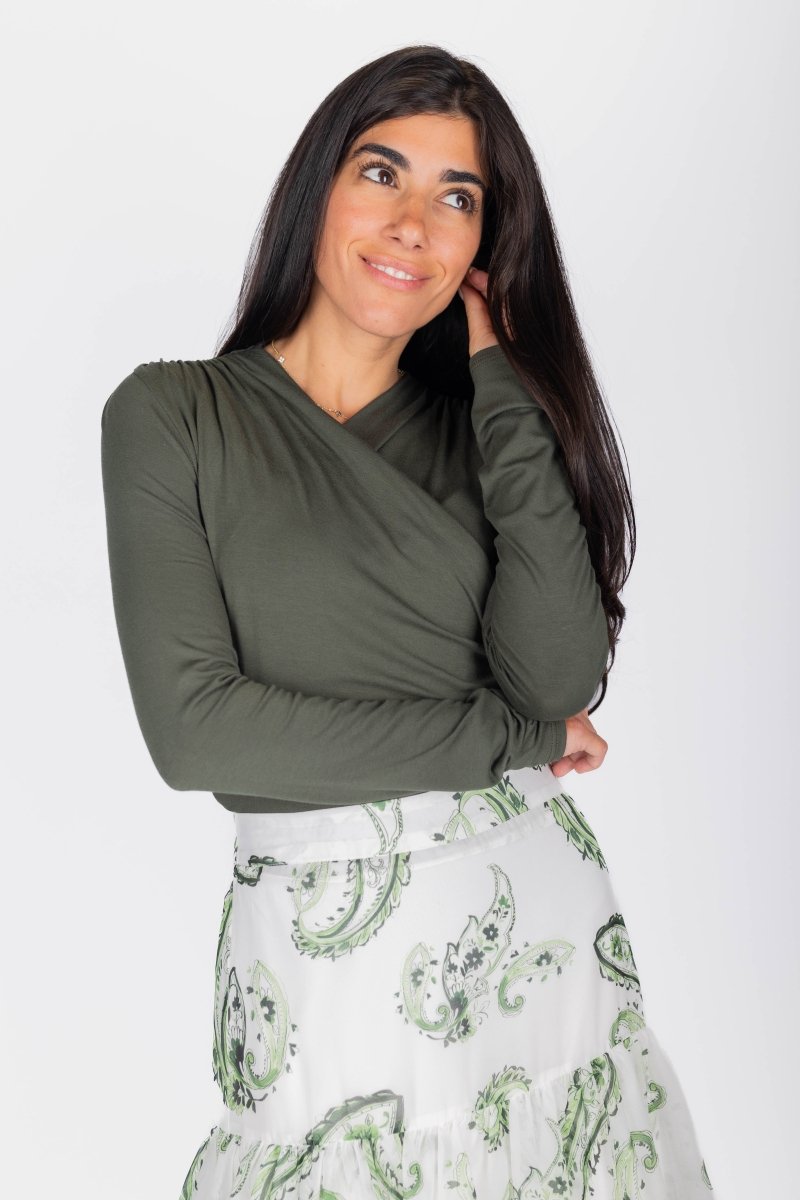 Nicole Top (Olive) - Top - Yakira Bella