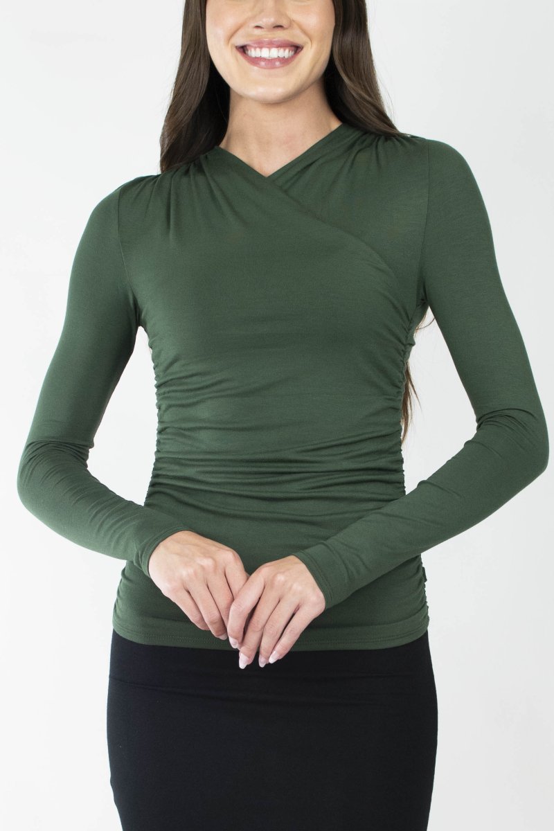 NICOLE TOP (OLIVE) - Top - Yakira Bella