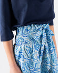 NINA SKIRT 20" (BLUE PATTERN) - Skirt - Yakira Bella