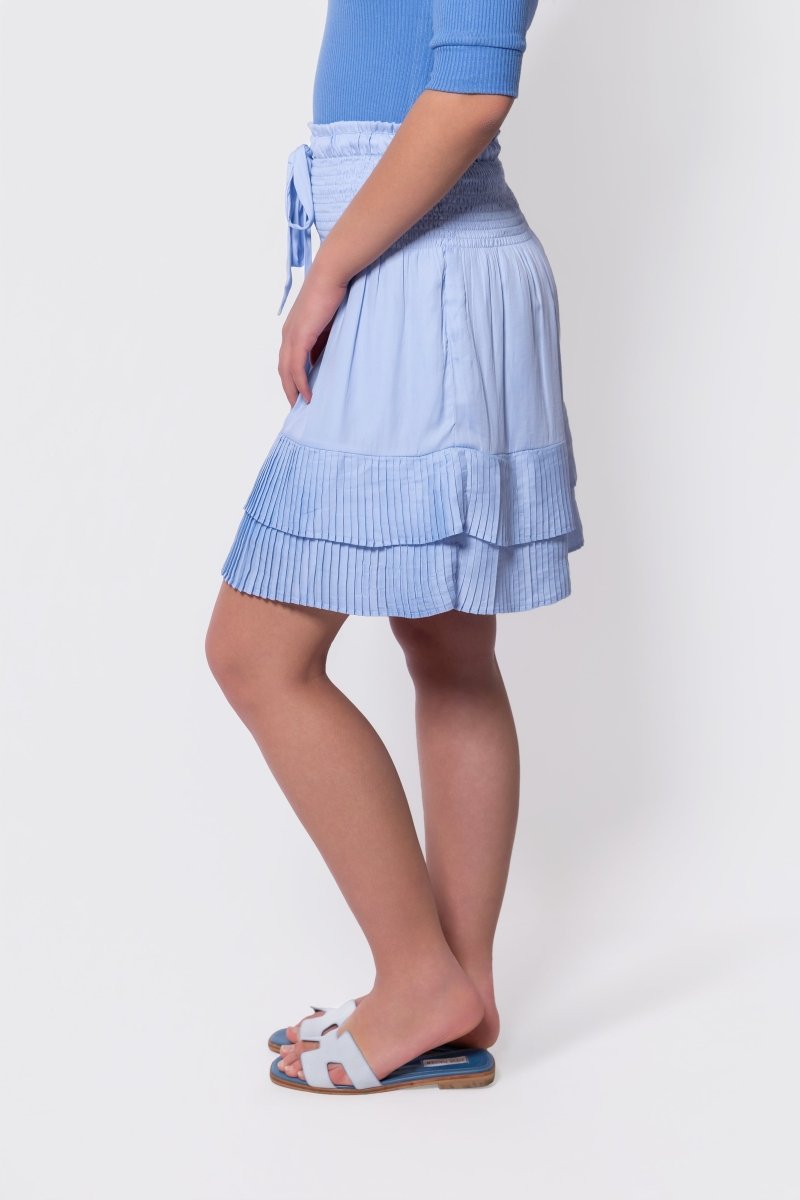 Nina Skirt 20" (Light Blue) - Skirt - Yakira Bella