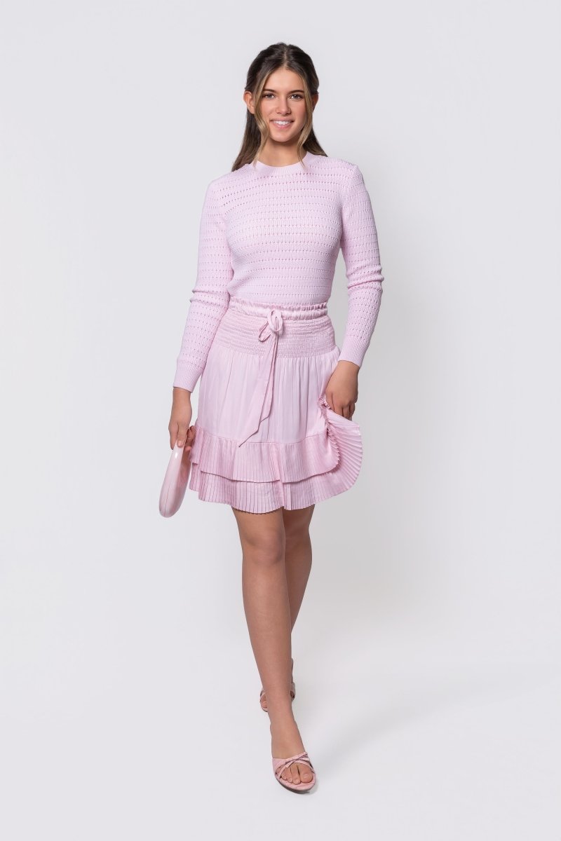 Nina Skirt 20" (Light Pink) - Skirt - Yakira Bella
