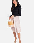 NINA SKIRT 23" (KHAKI) - Skirt - Yakira Bella