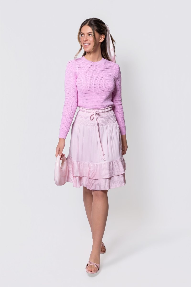 Nina Skirt 23" (Light Pink) - Skirt - Yakira Bella