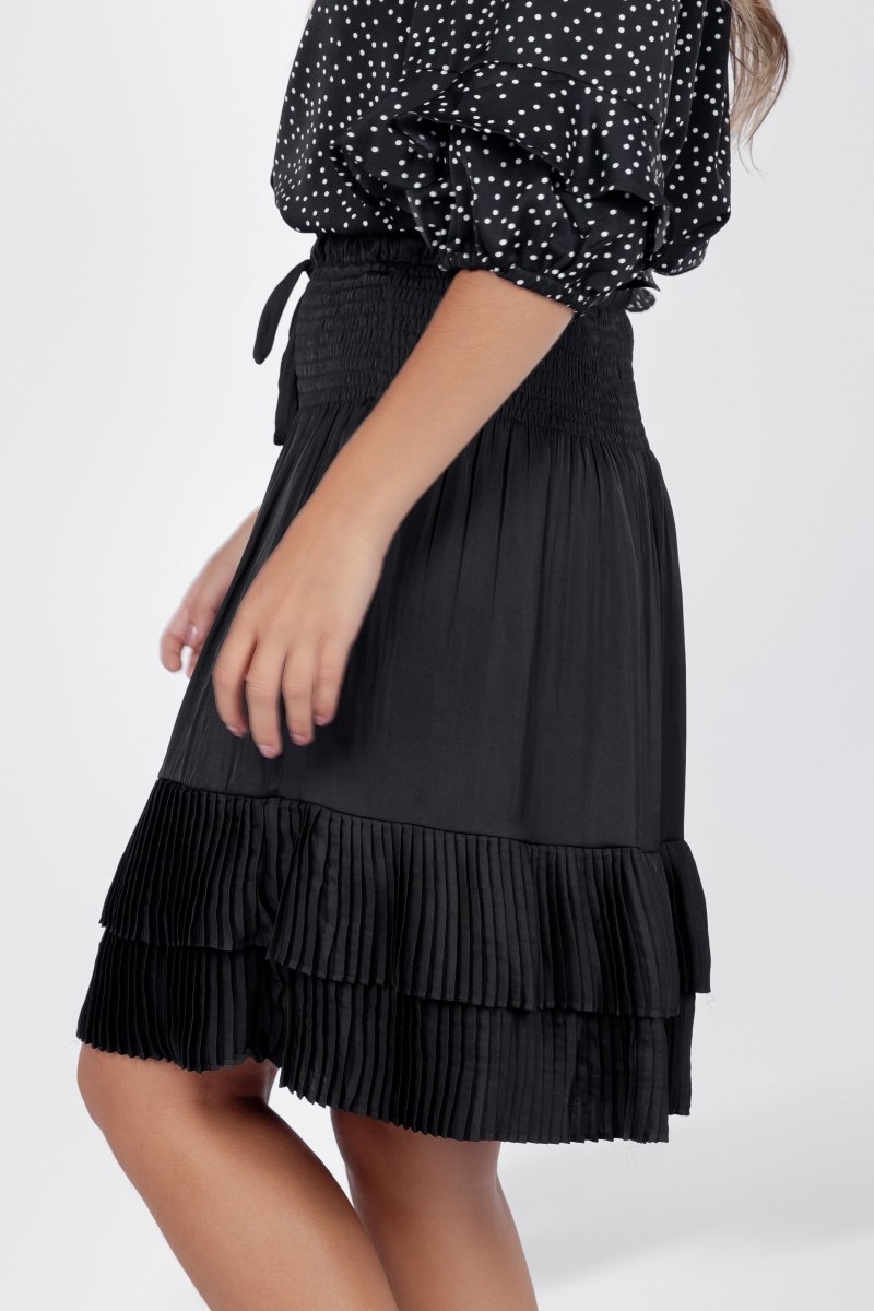 Nina Skirt (Black) 23&quot; - Skirt - Yakira Bella