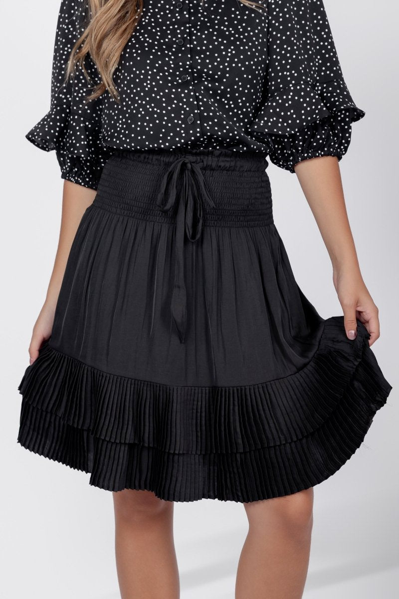 Nina Skirt (Black) 23&quot; - Skirt - Yakira Bella