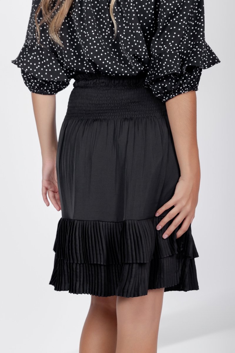 Nina Skirt (Black) 23&quot; - Skirt - Yakira Bella