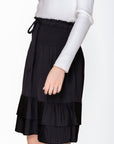 NINA SKIRT (BLACK) 23" - Skirt - Yakira Bella