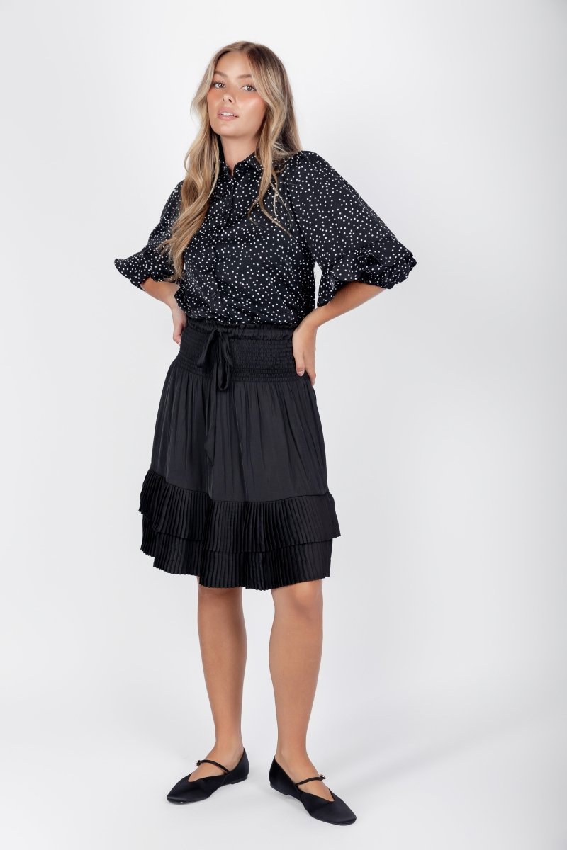 Nina Skirt (Black) 23&quot; - Skirt - Yakira Bella