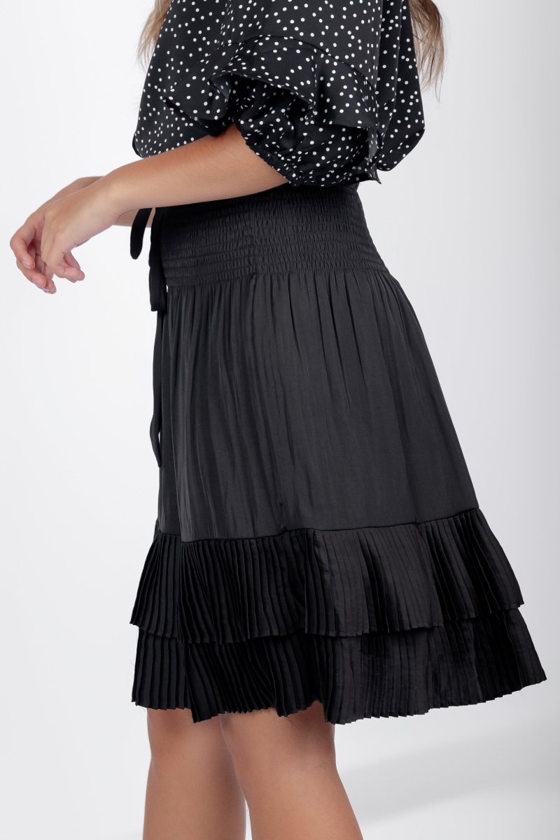 Nina Skirt (Black) 23&quot; - Skirt - Yakira Bella