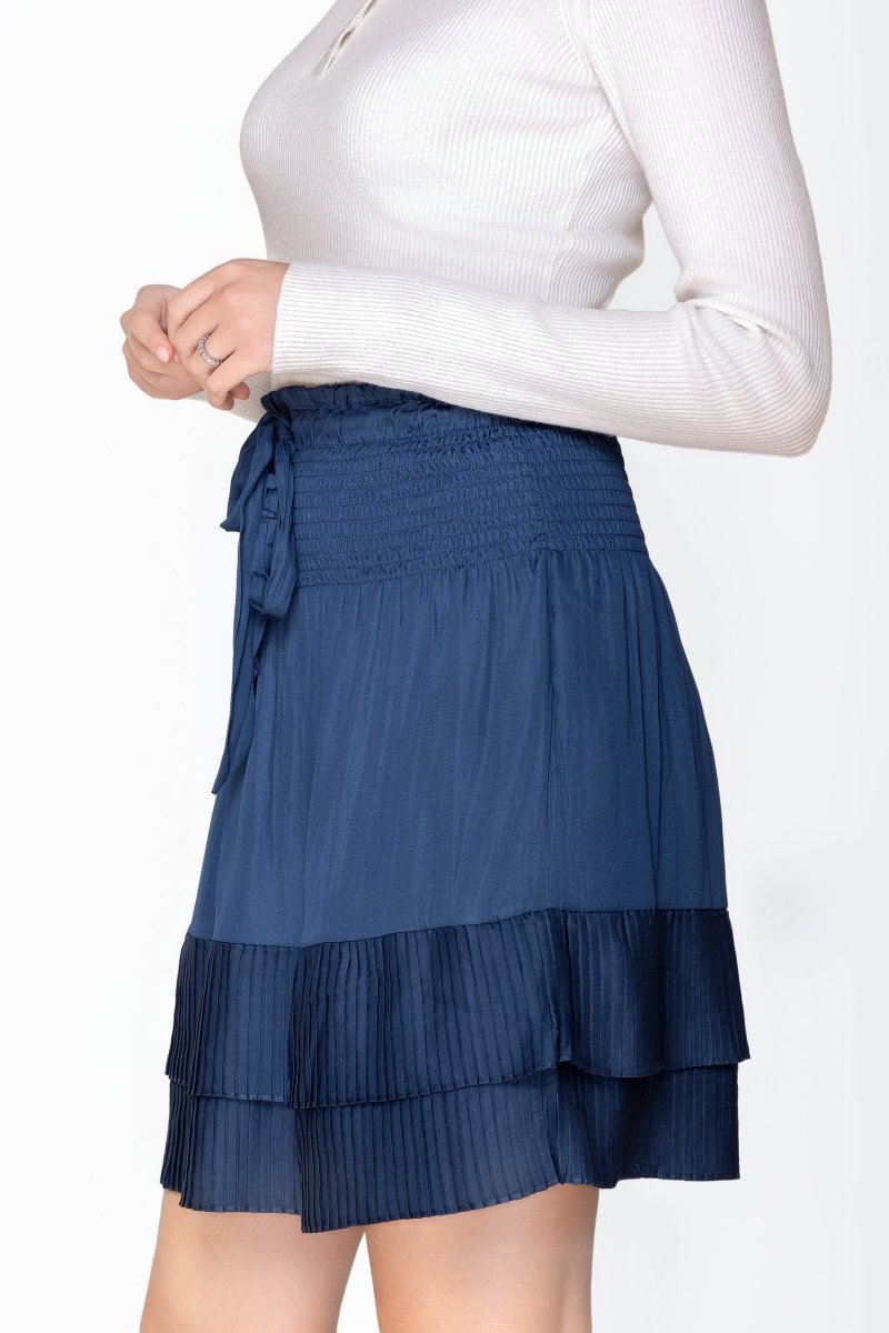 NINA SKIRT (BLUE) 20" - Skirt - Yakira Bella