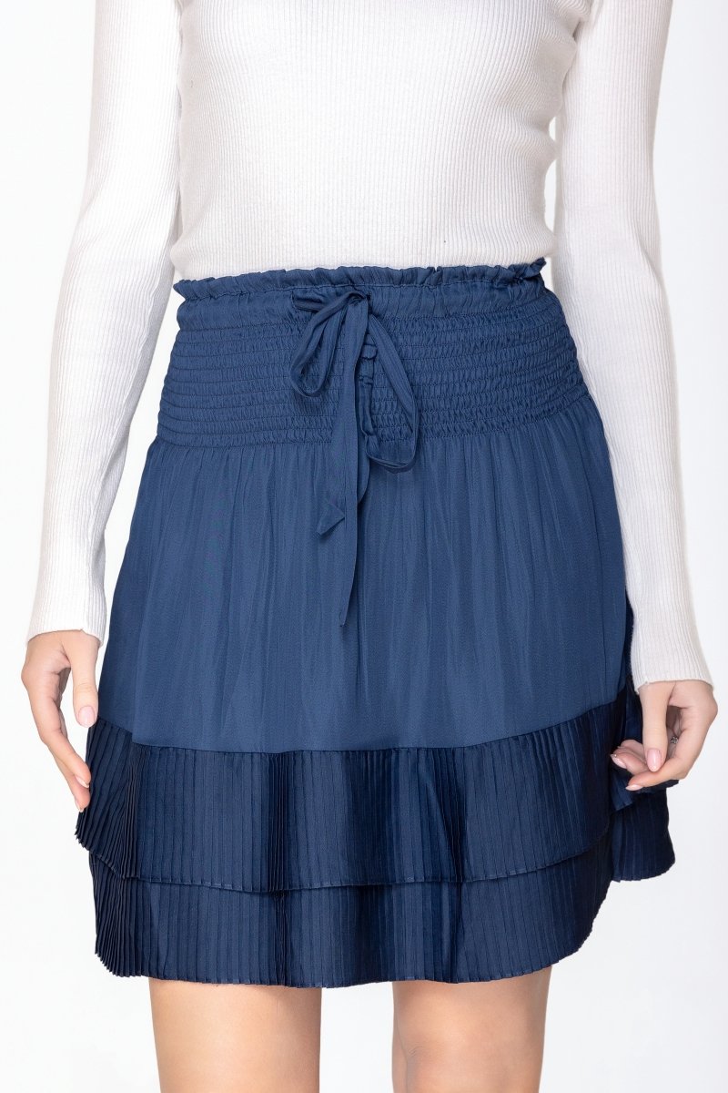 NINA SKIRT (BLUE) 20" - Skirt - Yakira Bella