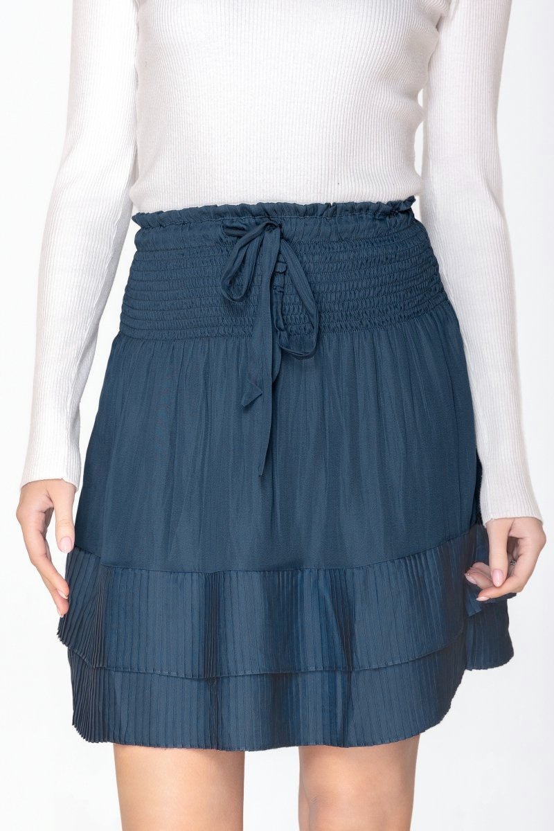 NINA SKIRT (BLUE) 20&quot; - Skirt - Yakira Bella