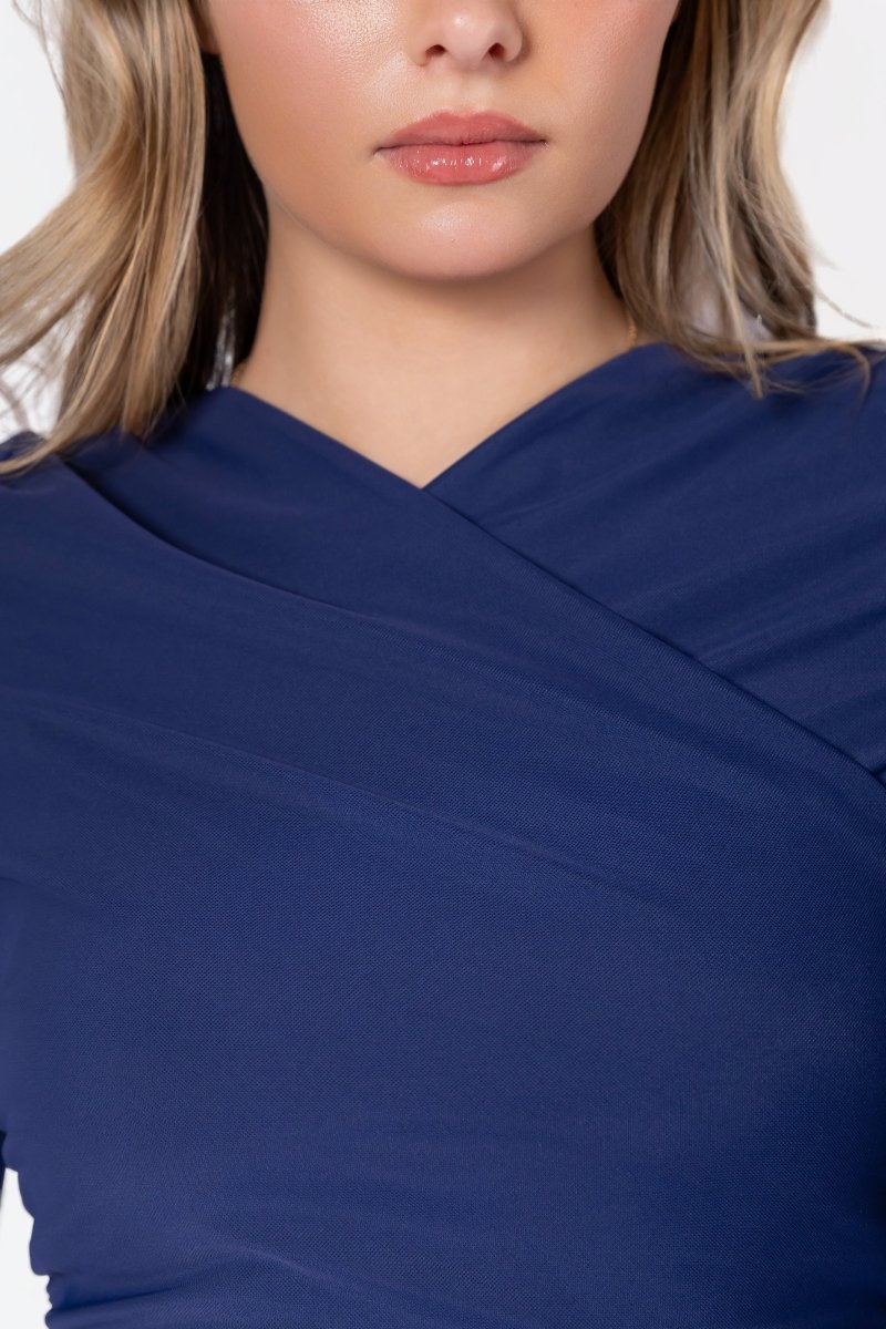 Noa Top (Navy Solid) - Top - Yakira Bella