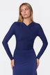 Noa Top (Navy Solid)