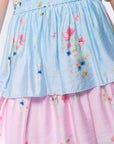 Nora Skirt 20" (Blue Pink) - Skirt - Yakira Bella