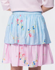 Nora Skirt 20" (Blue Pink) - Skirt - Yakira Bella