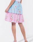 Nora Skirt 23" (Blue Pink) - Skirt - Yakira Bella