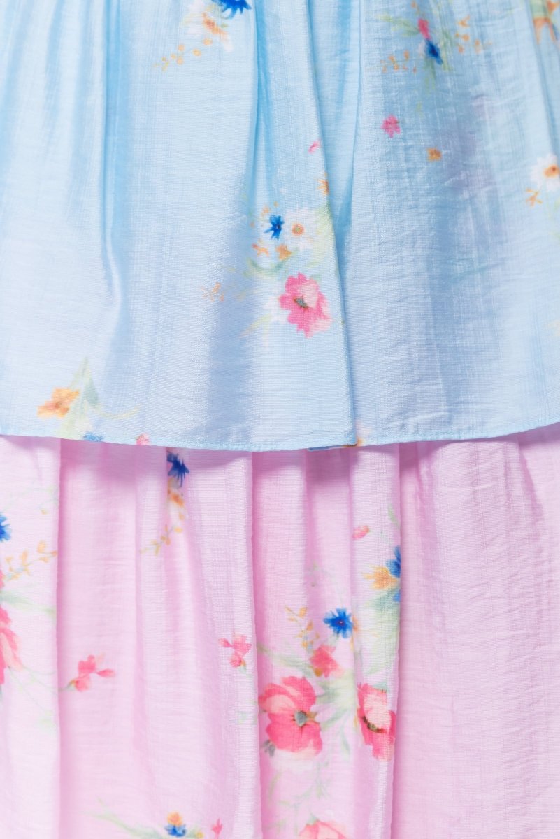 Nora Skirt 23" (Blue Pink) - Skirt - Yakira Bella