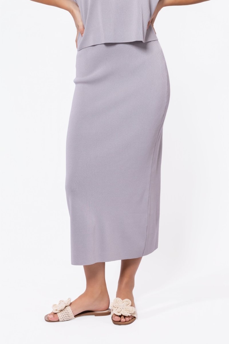 Nova Skirt (Light Grey) - Skirt - Yakira Bella