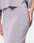 Nova Skirt (Light Grey) - Skirt - Yakira Bella