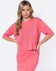 Nova Top (Coral) - Top - Yakira Bella