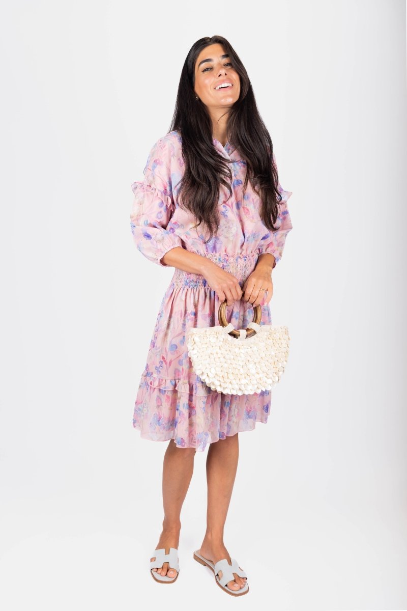 Olivia Dress 39" (Pink) - Dress - Yakira Bella