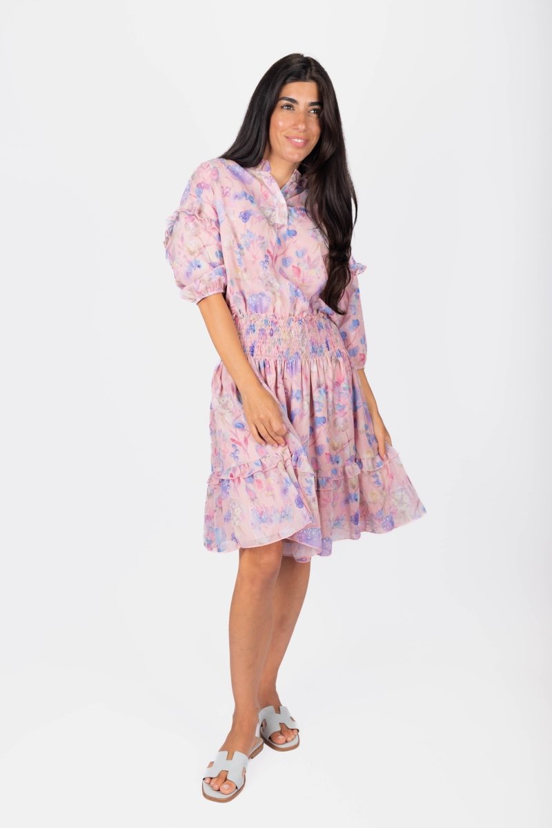 Olivia Dress 39" (Pink) - Dress - Yakira Bella