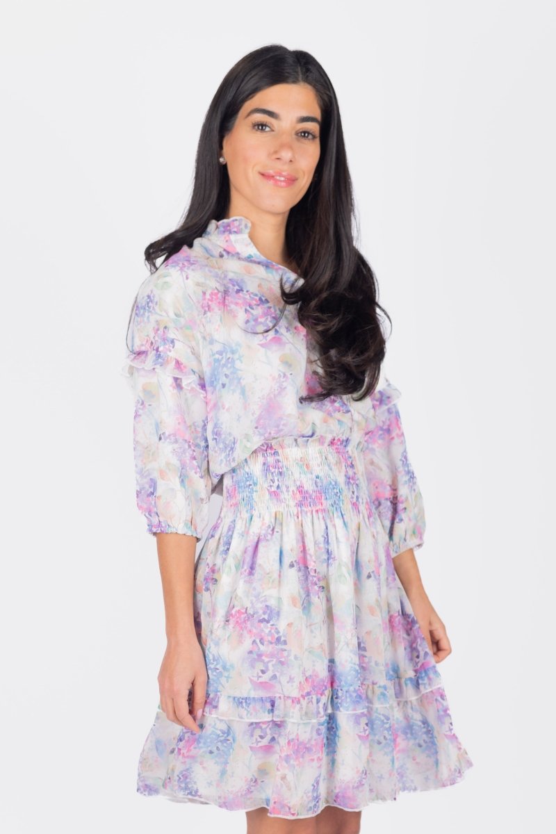 OLIVIA DRESS (PURPLE) 39" - Dress - Yakira Bella