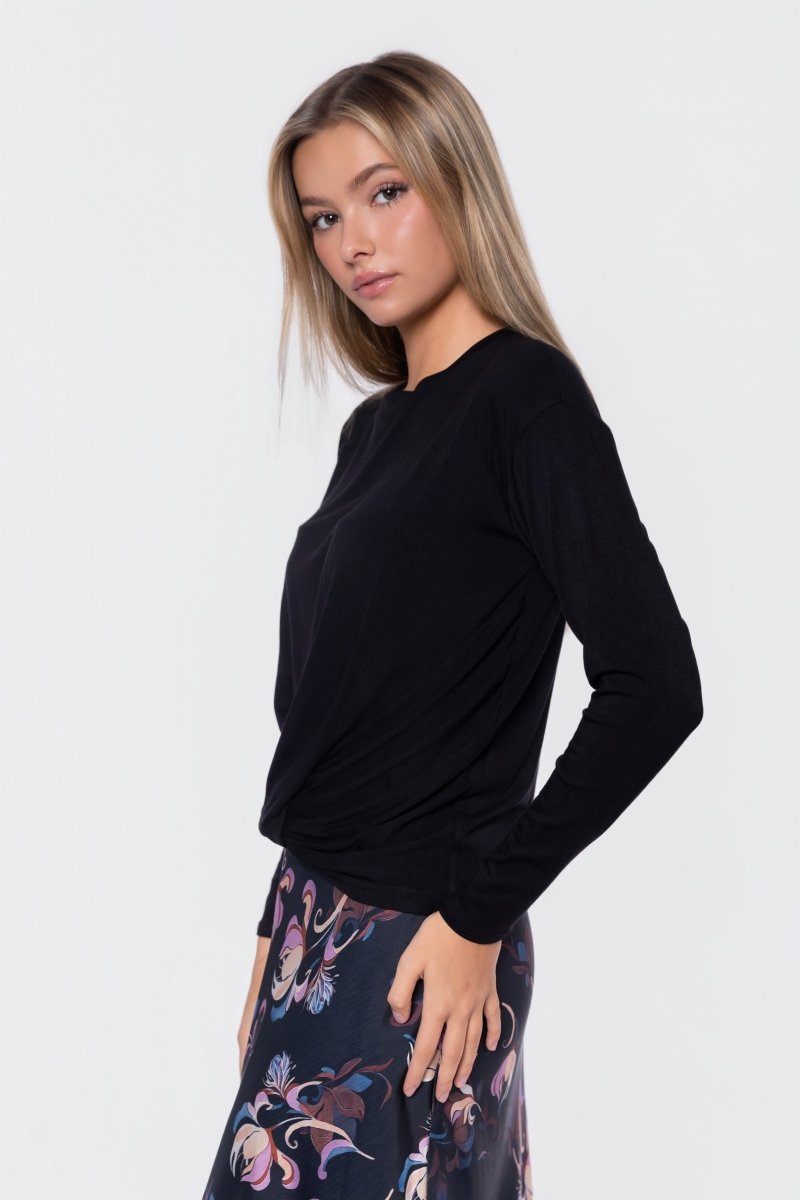 Olly Top (Black) - Top - Yakira Bella