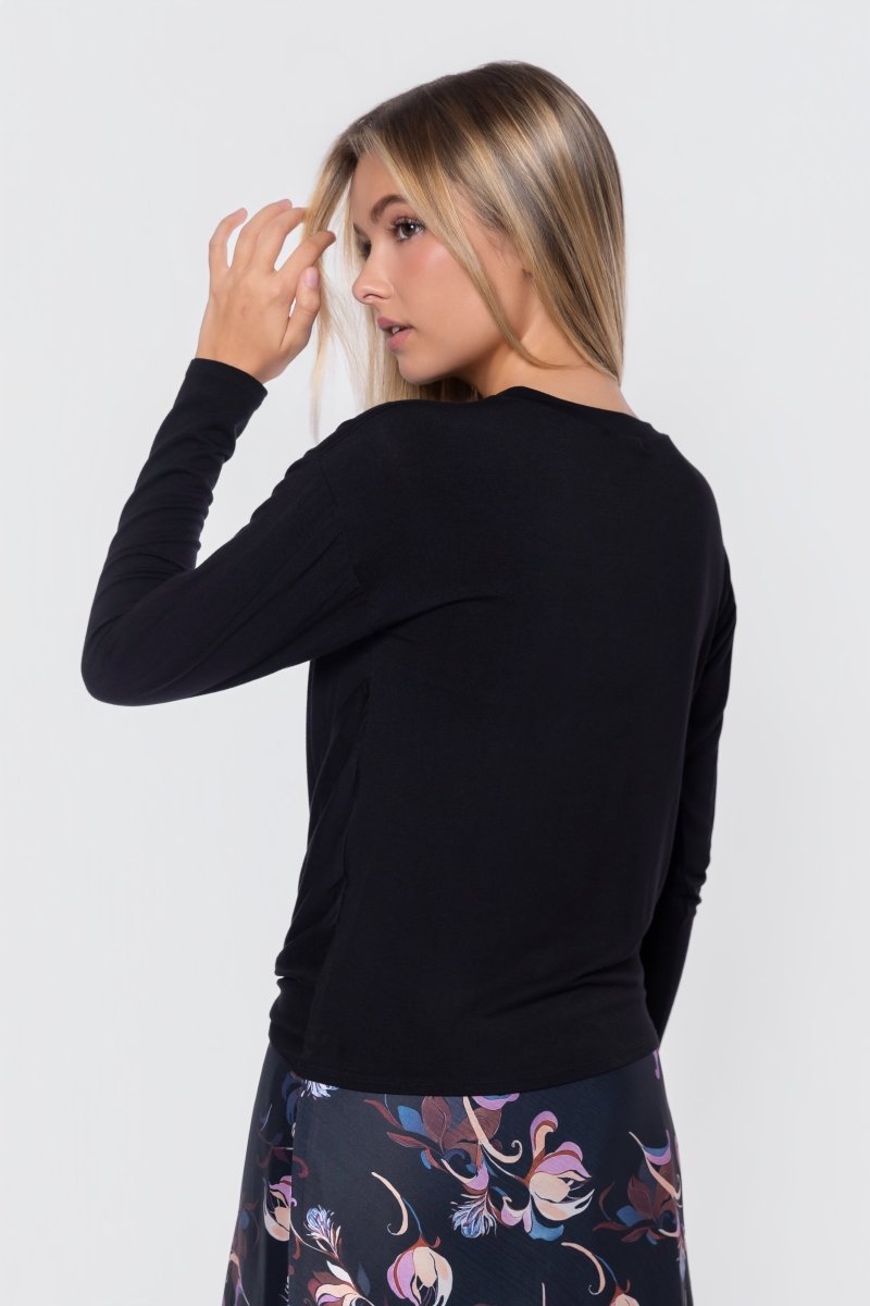Olly Top (Black) - Top - Yakira Bella