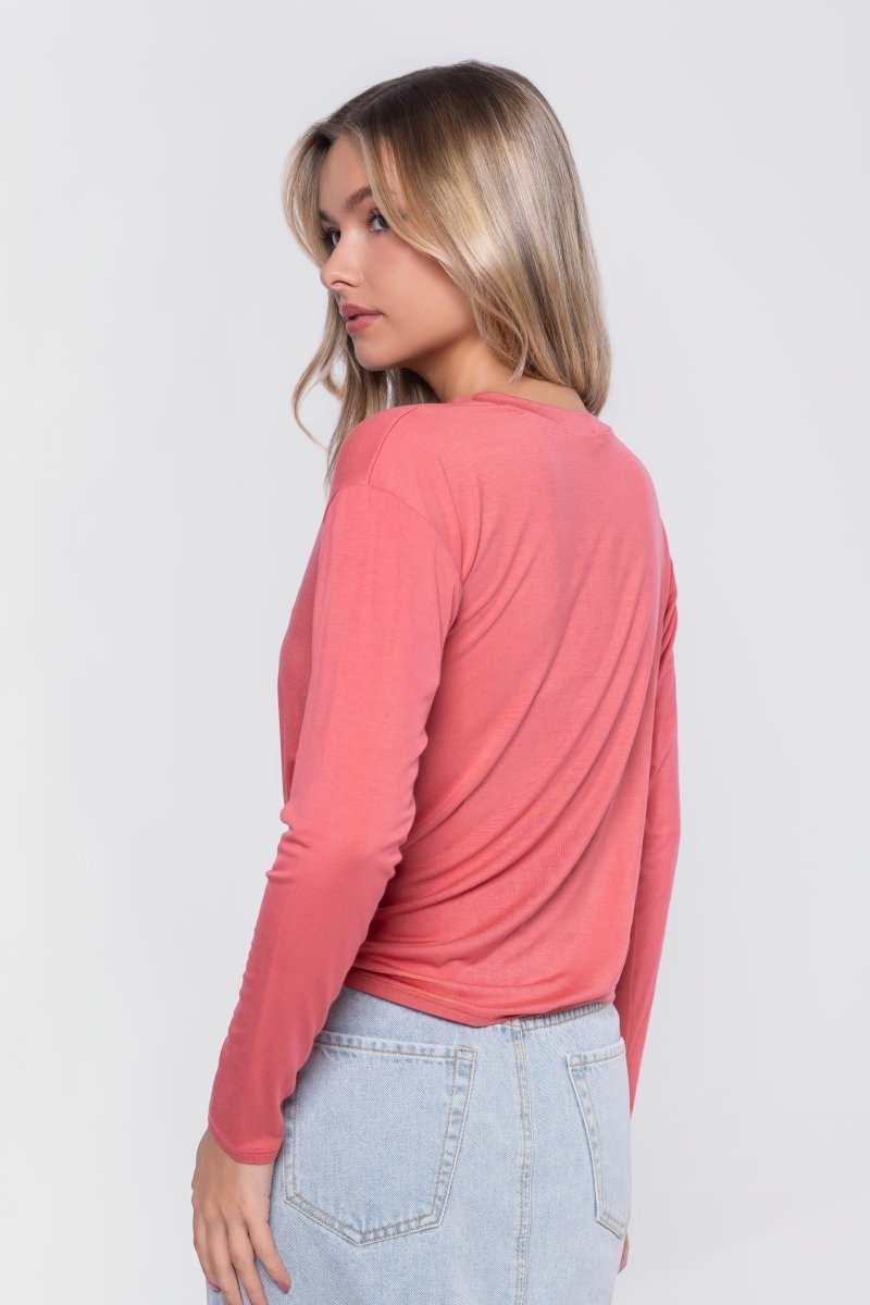 Olly Top (Coral) - Top - Yakira Bella