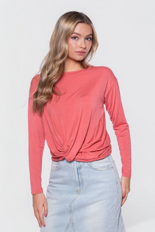 Olly Top (Coral) - Top - Yakira Bella