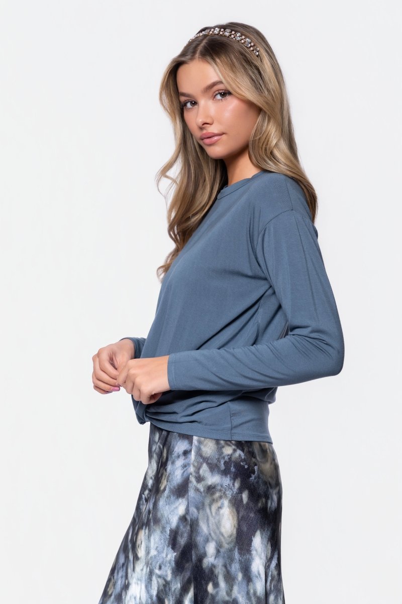 Olly Top (Slate Green) - Top - Yakira Bella